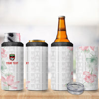 Custom Malawi Lotus Floral 4 in 1 Can Cooler Tumbler Africa Women’s Football Champion Series 2026