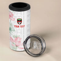 Custom Malawi Lotus Floral 4 in 1 Can Cooler Tumbler Africa Women’s Football Champion Series 2026