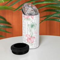 Custom Malawi Lotus Floral 4 in 1 Can Cooler Tumbler Africa Women’s Football Champion Series 2026