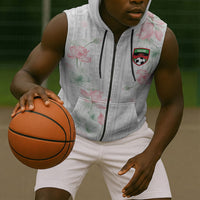 Custom Malawi Lotus Floral Sleeveless Zip Hoodie Africa Women’s Football Champion Series 2026