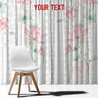 Custom Malawi Lotus Floral Window Curtain Africa Women’s Football Champion Series 2026