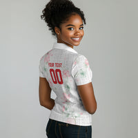 Custom Malawi Lotus Floral Women Polo Shirt Africa Women’s Football Champion Series 2026
