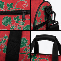 Custom Morocco Desert Rose Floral Duffle Bag Africa Women’s Football Champion Series 2026