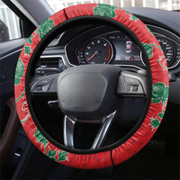 Morocco Desert Rose Floral Steering Wheel Cover Africa Women’s Football Champion Series 2026