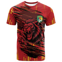 Custom Cameroon Red Lion T shirt Africa Football Champion Series 2026