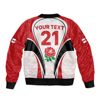 Custom England Rugby Bomber Jacket Come On Red Rose Word Cup 2023 LT9 - Wonder Print Shop