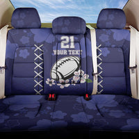 Custom Japan Rugby Pacific Back Car Seat Cover Sakuras Rising Sun with Polynesian Pattern LT9 - Wonder Print Shop