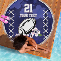 Custom Japan Rugby Pacific Beach Blanket Sakuras Rising Sun with Polynesian Pattern LT9 - Wonder Print Shop