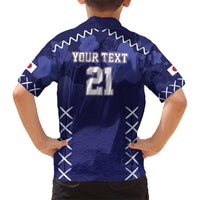 Custom Japan Rugby Pacific Hawaiian Shirt Sakuras Rising Sun with Polynesian Pattern - Wonder Print Shop