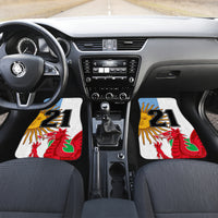 Custom Wales Argentina Rugby Car Mats The Welsh Dragon and Sol De Mayo World Cup 2023 LT9 - Wonder Print Shop