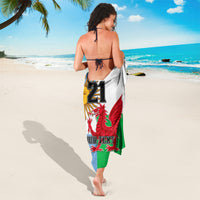 Custom Wales Argentina Rugby Sarong The Welsh Dragon and Sol De Mayo World Cup 2023 - Wonder Print Shop
