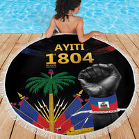 Haiti Independence Day Beach Blanket The First Black Republic Since 1804 LT9 - Wonder Print Shop