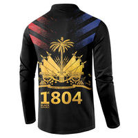 Haiti Independence Day Button Sweatshirt The First Black Republic Since 1804 LT9 - Wonder Print Shop