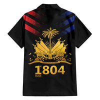 Haiti Independence Day Family Matching Off The Shoulder Long Sleeve Dress and Hawaiian Shirt The First Black Republic Since 1804 - Wonder Print Shop