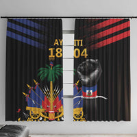 Haiti Independence Day Window Curtain The First Black Republic Since 1804 - Wonder Print Shop