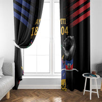 Haiti Independence Day Window Curtain The First Black Republic Since 1804 - Wonder Print Shop