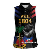 Haiti Independence Day Women Sleeveless Polo Shirt The First Black Republic Since 1804 - Wonder Print Shop