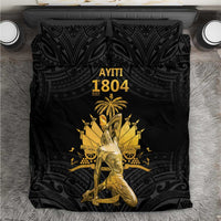 Haitian Negre Marron 1804 Bedding Set Black Polynesian Pattern LT9 - Wonder Print Shop