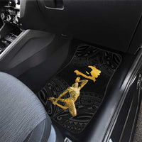 Haitian Negre Marron 1804 Car Mats Black Polynesian Pattern LT9 - Wonder Print Shop
