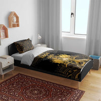 Haitian Negre Marron 1804 Bedding Set Gold Polynesian Pattern LT9 - Wonder Print Shop