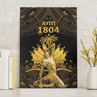 Haitian Negre Marron 1804 Canvas Wall Art Gold Polynesian Pattern LT9 - Wonder Print Shop