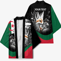 Personalized Algeria Kimono Algerian Flag With a Fennec Fox - Wonder Print Shop