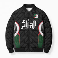 Custom Football Algeria Palestine Bomber Puffer Jacket Special Edition 2023-2024 - Wonder Print Shop