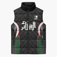Custom Football Algeria Palestine Sleeveless Puffer Jacket Special Edition 2023-2024 - Wonder Print Shop