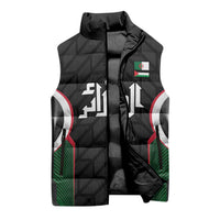 Custom Football Algeria Palestine Sleeveless Puffer Jacket Special Edition 2023-2024 - Wonder Print Shop