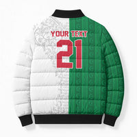 World Football 2026 Algeria Custom Bomber Puffer Jacket Algeria Culture Heritage - Wonder Print Shop