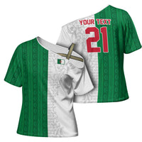 World Football 2026 Algeria Custom Cross Shoulder Shirt Algeria Culture Heritage - Wonder Print Shop