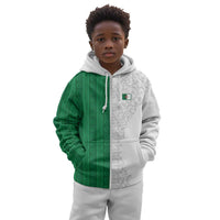 World Football 2026 Algeria Custom Kid Hoodie Algeria Culture Heritage - Wonder Print Shop