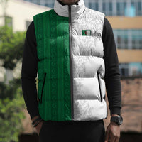 World Football 2026 Algeria Custom Sleeveless Puffer Jacket Algeria Culture Heritage - Wonder Print Shop