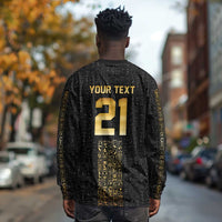 World Football 2026 Egypt Custom Long Sleeve Shirt Ancient Egyptian Hieroglyphs - Wonder Print Shop