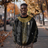 World Football 2026 Egypt Custom Sweatshirt Ancient Egyptian Hieroglyphs - Wonder Print Shop