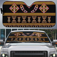 Bamenda Toghu Auto Sun Shade Traditional Attire Pattern