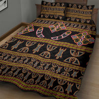 Bamenda Toghu Quilt Bed Set Traditional Attire Pattern