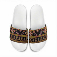 Bamenda Toghu Slide Sandals Traditional Attire Pattern