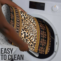 Cameroon Cheetah Toghu Pattern Bathroom Set