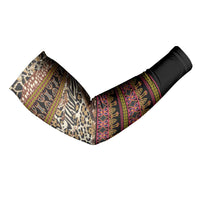 Cameroon Toghu Arm Sleeves Wild Animal Skins Seamless Pattern