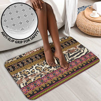 Cameroon Toghu Bathroom Set Wild Animal Skins Seamless Pattern