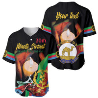 Personalized Eritrea Maelti Siwuat Baseball Jersey Shida Shoes Glory To Our Martyrs Eritrea LT9 - Wonder Print Shop