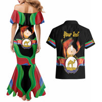 Personalized Eritrea Maelti Siwuat Couples Matching Mermaid Dress and Hawaiian Shirt Shida Shoes Glory To Our Martyrs Eritrea LT9 - Wonder Print Shop