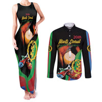 Personalized Eritrea Maelti Siwuat Couples Matching Tank Maxi Dress and Long Sleeve Button Shirt Shida Shoes Glory To Our Martyrs Eritrea LT9 - Wonder Print Shop