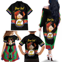 Personalized Eritrea Maelti Siwuat Family Matching Off The Shoulder Long Sleeve Dress and Hawaiian Shirt Shida Shoes Glory To Our Martyrs Eritrea - Wonder Print Shop