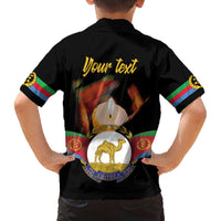 Personalized Eritrea Maelti Siwuat Family Matching Puletasi and Hawaiian Shirt Shida Shoes Glory To Our Martyrs Eritrea - Wonder Print Shop