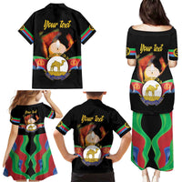 Personalized Eritrea Maelti Siwuat Family Matching Puletasi and Hawaiian Shirt Shida Shoes Glory To Our Martyrs Eritrea - Wonder Print Shop