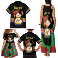 Personalized Eritrea Maelti Siwuat Family Matching Tank Maxi Dress and Hawaiian Shirt Shida Shoes Glory To Our Martyrs Eritrea - Wonder Print Shop