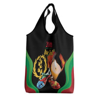Personalized Eritrea Maelti Siwuat Grocery Bag Shida Shoes Glory To Our Martyrs Eritrea
