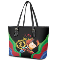 Personalized Eritrea Maelti Siwuat Leather Tote Bag Shida Shoes Glory To Our Martyrs Eritrea - Wonder Print Shop
